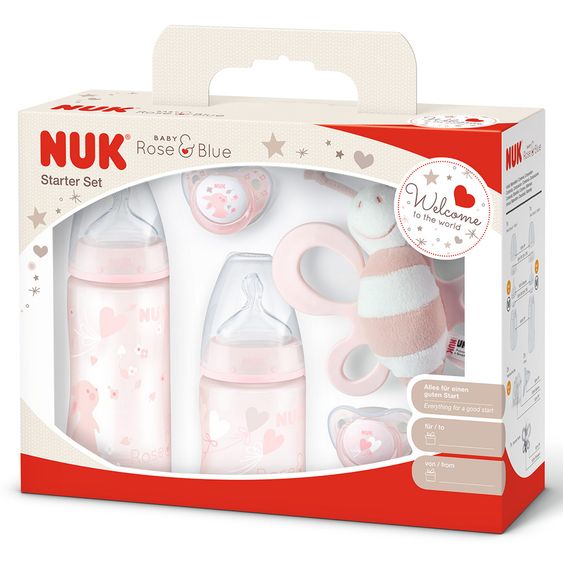 Nuk 5-tlg. Starter-Set - Baby Rose