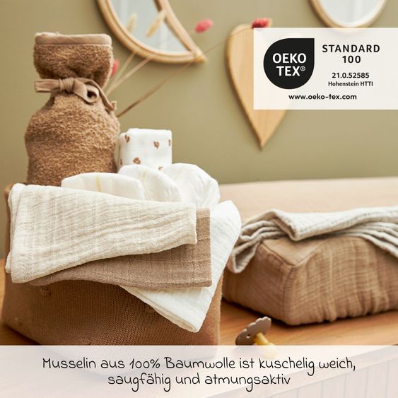 Nuk Set 8 pz. di biberon in PP Perfect Match - 5 Biberon + 3 Bavaglini - Scimmie
