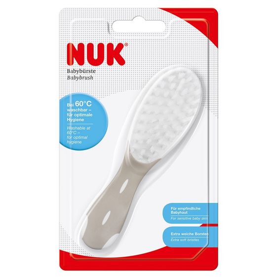 Nuk Baby brush extra soft with nylon bristles