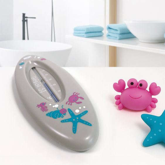 Nuk Badethermometer Ocean - Grau