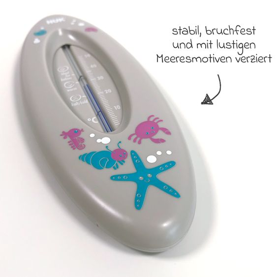 Nuk Badethermometer - Ocean Grau