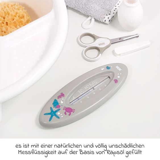 Nuk Badethermometer - Ocean Grau