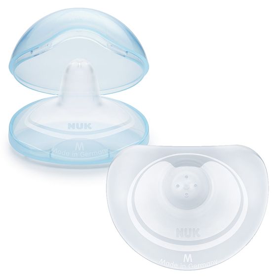 Nuk Breast caps 2-pack with storage box - size M