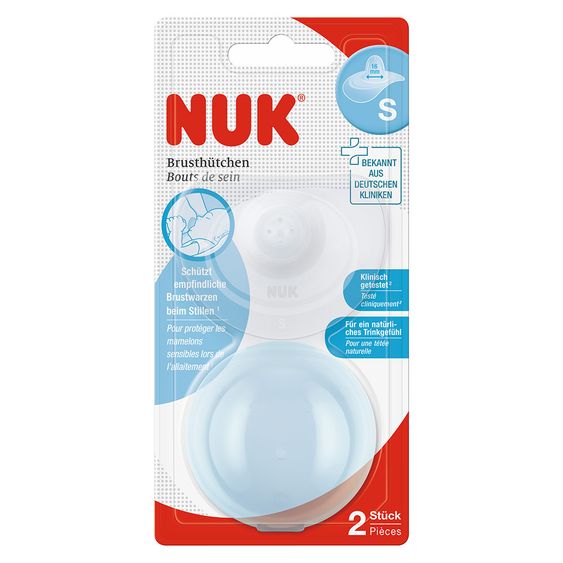 Nuk Breast caps 2-pack with storage box - size S