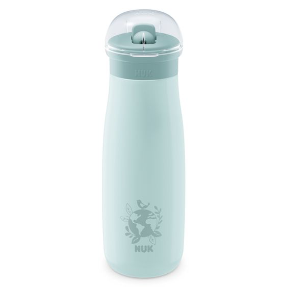 Nuk Biberon in acciaio inox Mini-Me Flip Cup - con tappo a prova di morso 500 ml - Globus - Blu