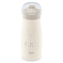 Biberon in acciaio inox Mini-Me Sip Cup - con tappo a prova di morso 300 ml - Fox - Beige