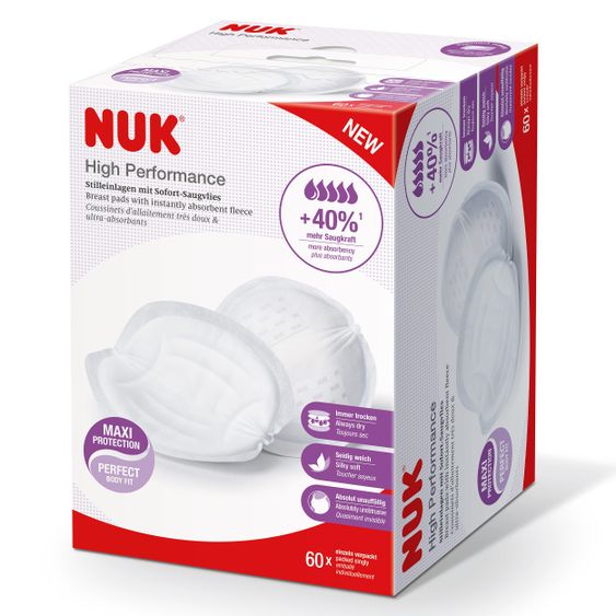 Nuk Einweg-Stilleinlage 60er Pack High Performance