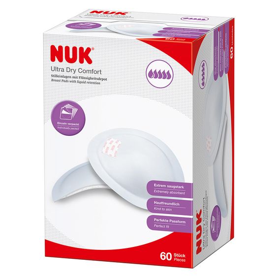 Nuk Einweg-Stilleinlage 60er Pack Ultra Dry Comfort