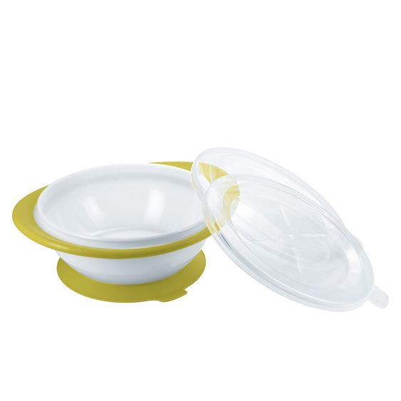 Nuk Easy Learning Eating Bowl with Suction Cup & Lid - Pistachio