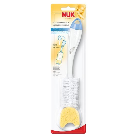 Nuk Spazzola per biberon e tettarelle con spugna