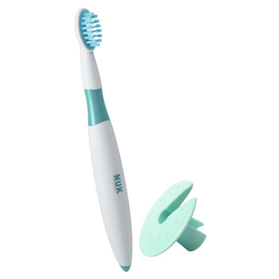 Nuk Learning toothbrush with protective ring - White