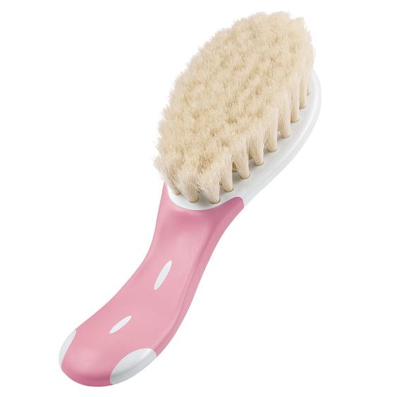 Nuk Natural hair brush goat hair - Pink