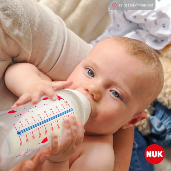 Nuk PA-Flasche First Choice Plus Temperature Control 150 ml - Silikon Gr. 1 S - Blau