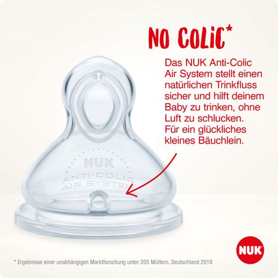 Nuk PP-Flasche 3er Pack First Choice Plus 150 ml + Silikon-Sauger Gr. 1 M - Temperature Control + GRATIS Flaschenbürste - Disney Winnie Pooh - Beige
