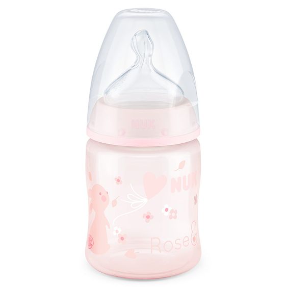 Nuk PP-Flasche First Choice Plus 150 ml - Silikon Gr. 1 M - Baby Rose