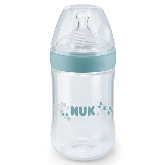 Nuk PP-Flasche Nature Sense 260 ml - Silikon Gr. 2 M - Grün