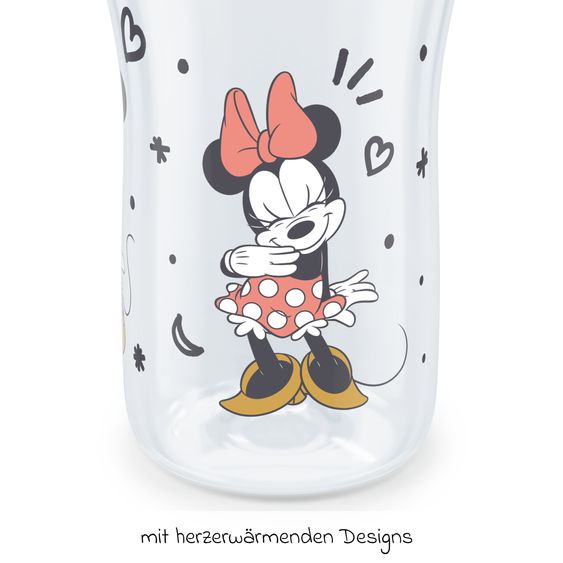 Nuk PP-Flasche Perfect Match 260 ml + Silikon-Sauger Gr. M - Disney Minnie Mouse - Rot