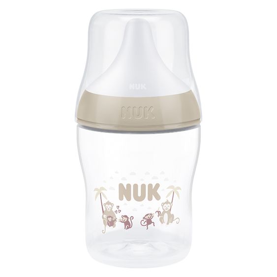 Nuk PP-Flasche Perfect Match + Silikon-Sauger 150 ml - Affen - Gr. S