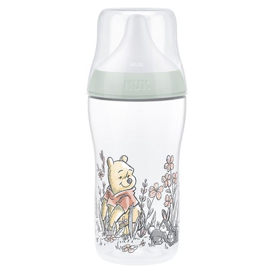 Nuk PP-Flasche Perfect Match + Silikon-Sauger 260 ml - Disney Winnie Pooh - Grün - Gr. M
