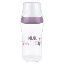 PP-Flasche Perfect Match + Silikon-Sauger 260 ml - Nilpferd - Gr. M
