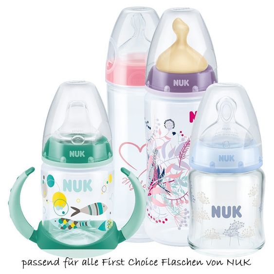 Nuk PP protective caps 4-pack First Choice - Transparent