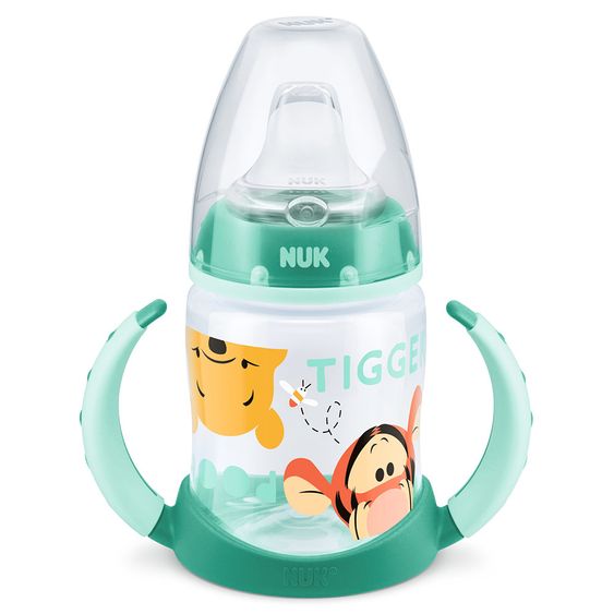 Nuk PP-Trinklernflasche First Choice 150 ml - Silikon-Trinktülle - Disney Winnie Pooh - Minze