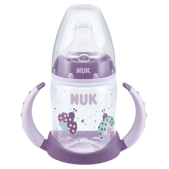 Nuk PP-Trinklernflasche First Choice 150 ml TPE-Trinktülle - Marienkäfer Violett