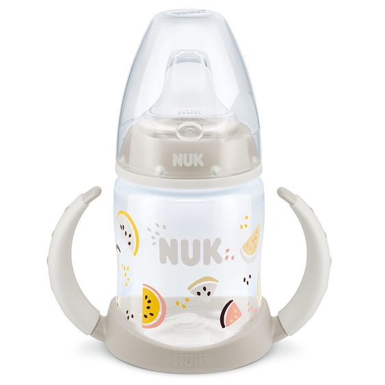 Nuk PP-Trinklernflasche First Choice 150 ml - TPE-Trinktülle - Melone - Beige
