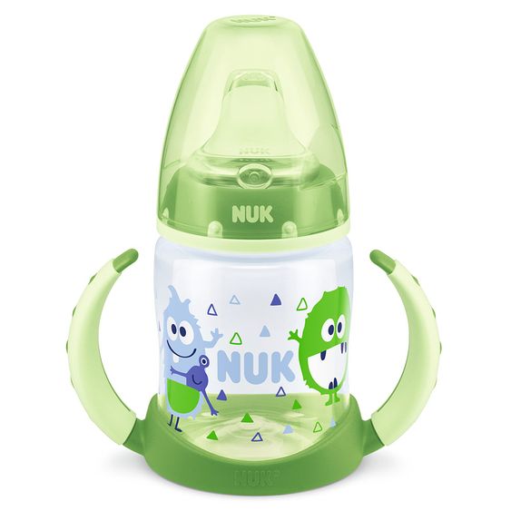 Nuk PP-Trinklernflasche First Choice 150 ml - TPE-Trinktülle - Monster - Grün