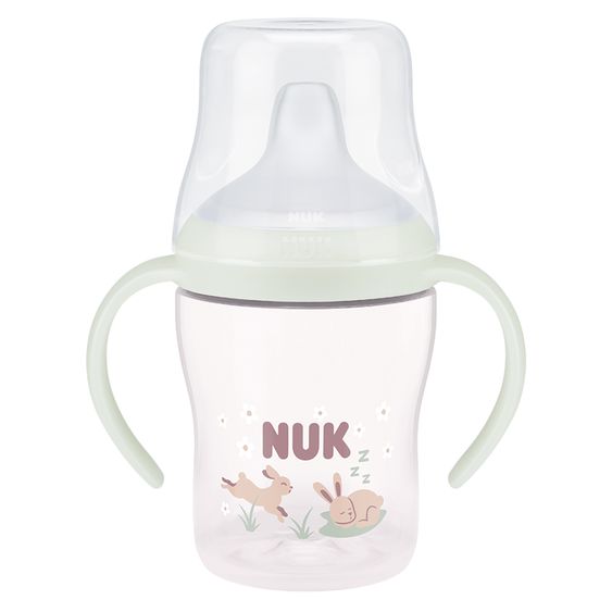Nuk PP-Trinklernflasche Perfect Match + Silikon-Tülle 150 ml - Hase