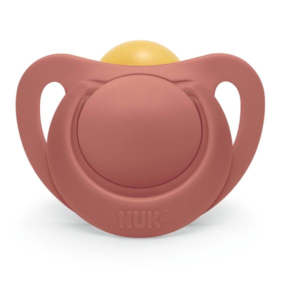 Nuk Schnuller 2er Pack for Nature - Kautschuk 0-6 M - Rot