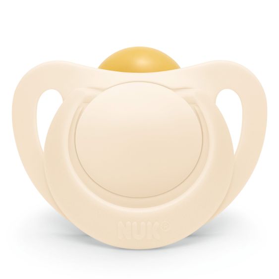 Nuk Schnuller 2er Pack for Nature - Kautschuk ab 18 M - Beige