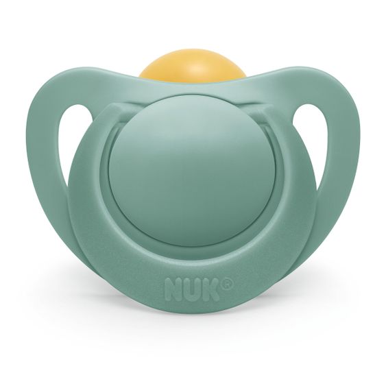 Nuk Schnuller 2er Pack for Nature - Kautschuk ab 18 M - Grün