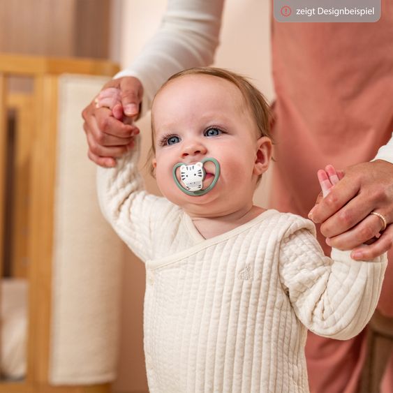 Nuk Succhietto 2 pezzi confezione Perfect Match Air Night - Silicone - Pecora / Lucciola - Taglia: 6-18 M