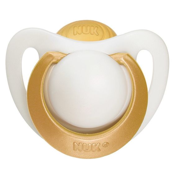Nuk Schnuller Genius - Latex 6-18 M - Gold