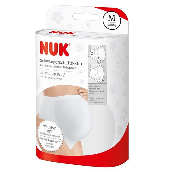 Nuk Schwangerschafts-Slip - Weiß - Gr. M