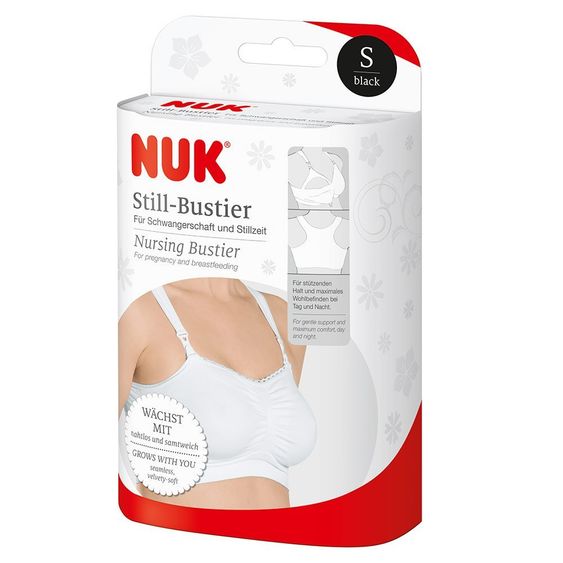 Nuk Schwangerschafts- & Still-Bustier - Schwarz - Gr. S