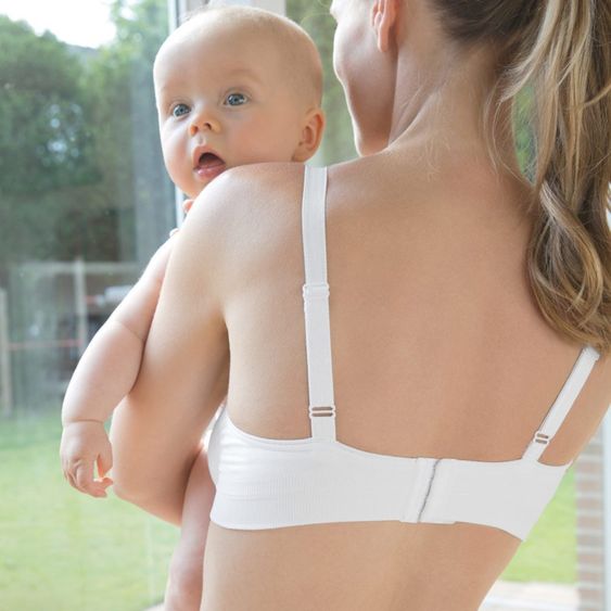 Nuk Schwangerschafts- & Still-Bustier - Weiß - Gr. M