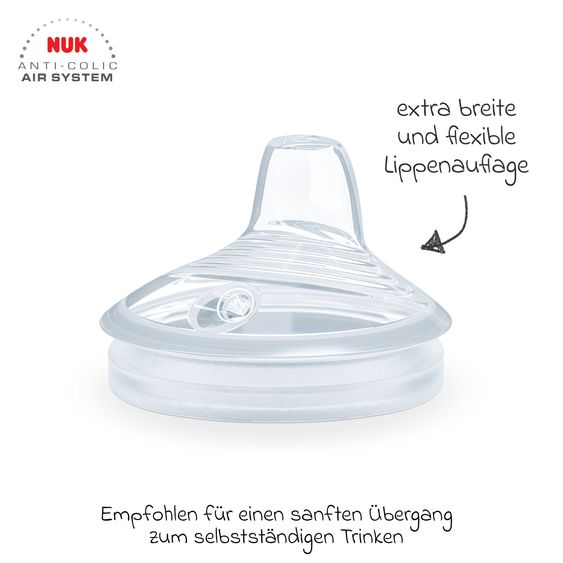 Nuk Soft drinking spout 2-pack for Nature - silicone