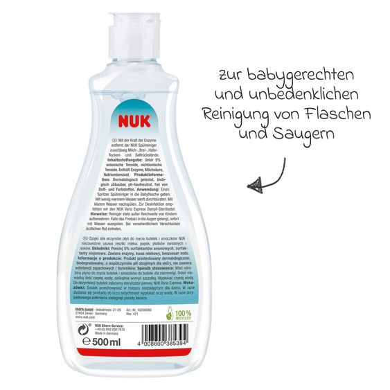 Nuk Rinse cleaner 500 ml