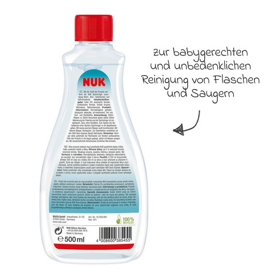 Nuk Spülreiniger Nachfüllkonzentrat 500 ml