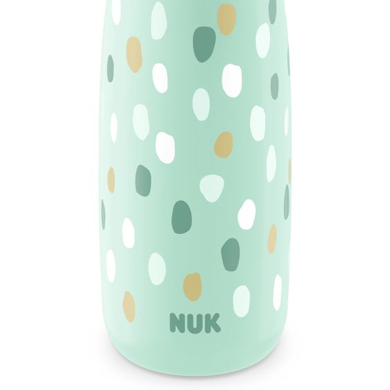 Nuk Biberon Mini-Me Flip Cup - con coperchio a prova di morso 450 ml - pois - Menta