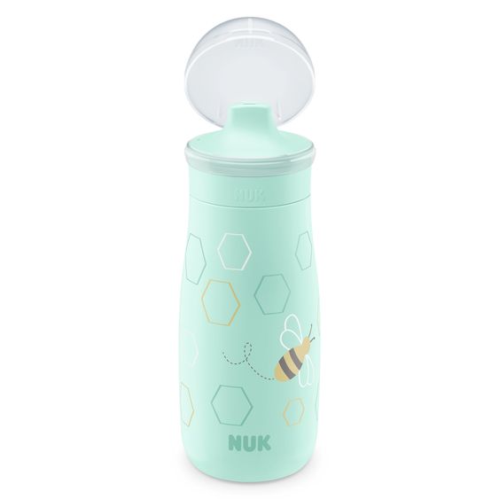 Nuk Trinkflasche Mini-Me Sip Cup - mit bissfestem Trinkaufsatz 300 ml - Biene - Mint