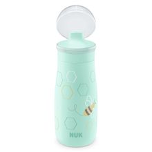 Trinkflasche Mini-Me Sip Cup - mit bissfestem Trinkaufsatz 300 ml - Biene - Mint