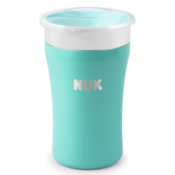 Nuk Trinklern-Becher Magic Cup Edelstahl 230 ml - Türkis