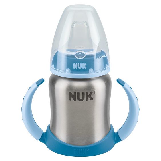 Nuk Trinklern-Flasche Learner Cup Edelstahl 125 ml - Blau