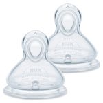 Confezione da 2 tettarelle First Choice Plus - silicone misura 2 Controllo del flusso