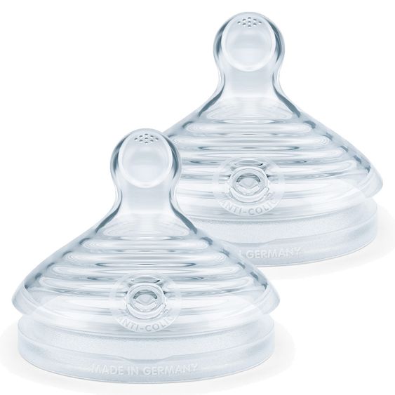 Nuk Trinksauger 2er Pack Nature Sense - Silikon Gr. L