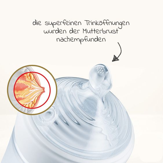 Nuk Trinksauger 2er Pack Nature Sense - Silikon Gr. L