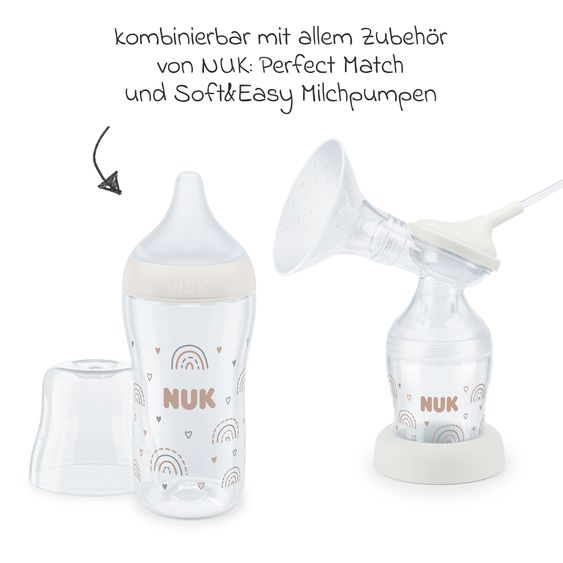 Nuk Trinksauger 2er Pack Perfect Match Silikon - Gr. M (ab 3 Monate)